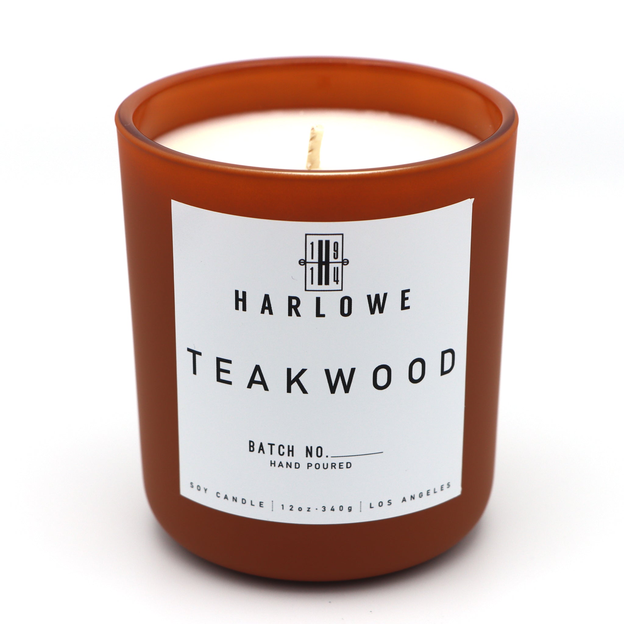 Teakwood 12 oz scented candle