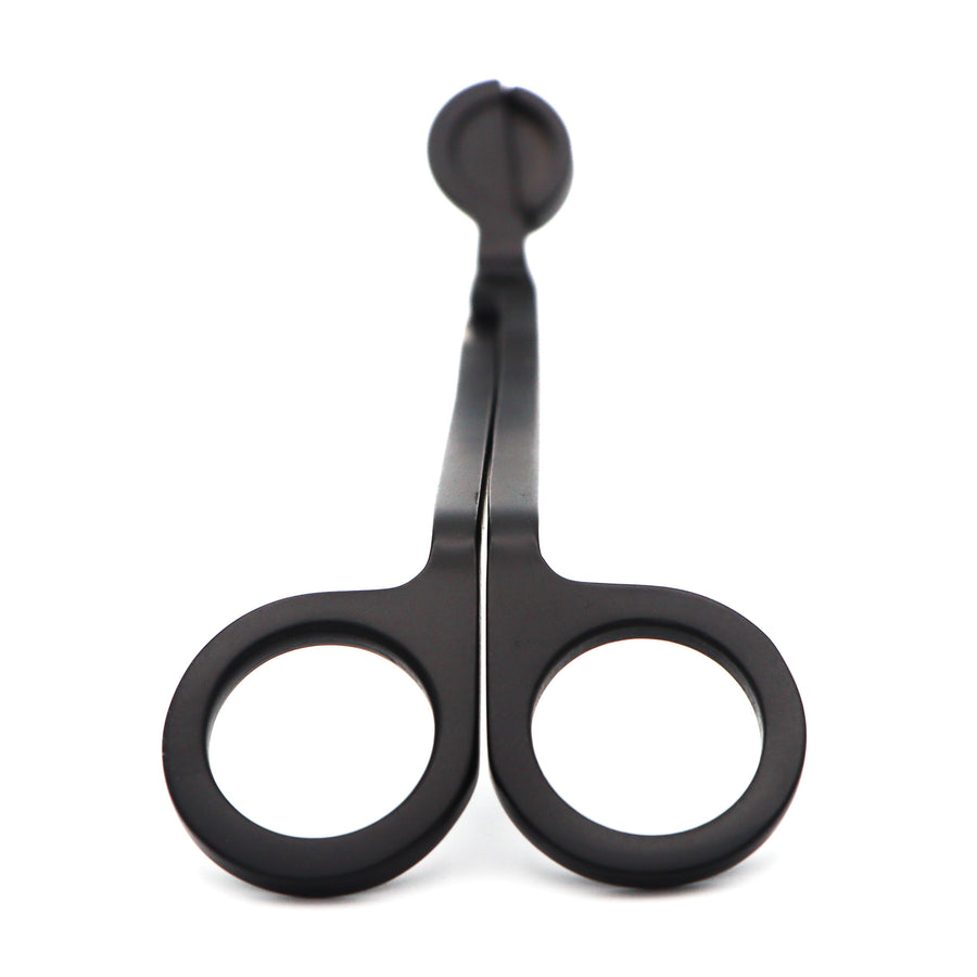 Matte black wick trimmer